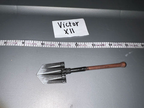 1/6 Scale WWII German Wood and Metal Entrenching Tool - DID