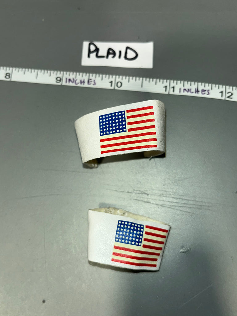 1/6 Scale WWII US Paratrooper Flag Arm Band Lot