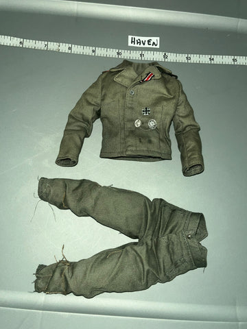 1/6 Scale WWII German Grey Tanker Uniform