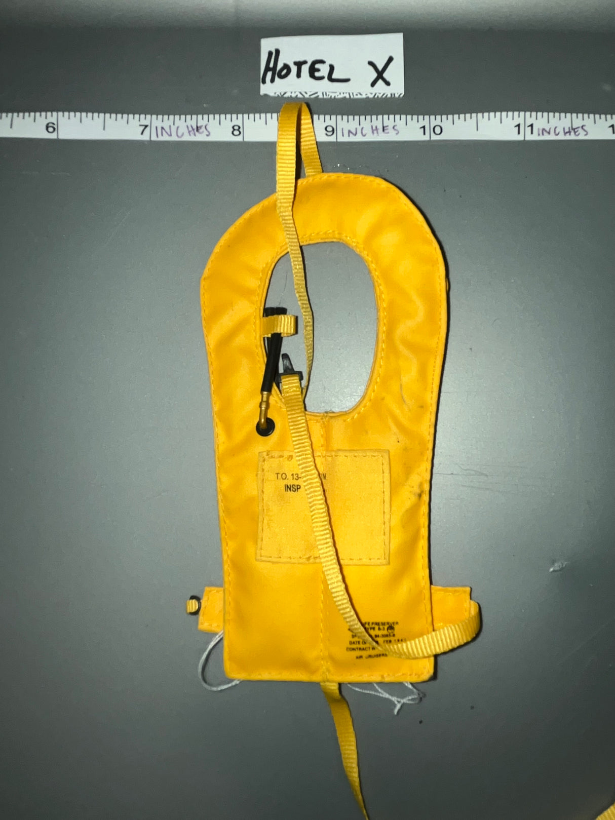1:6 WWII US Bomber Crew Life Vest  - Aviator / Pilot