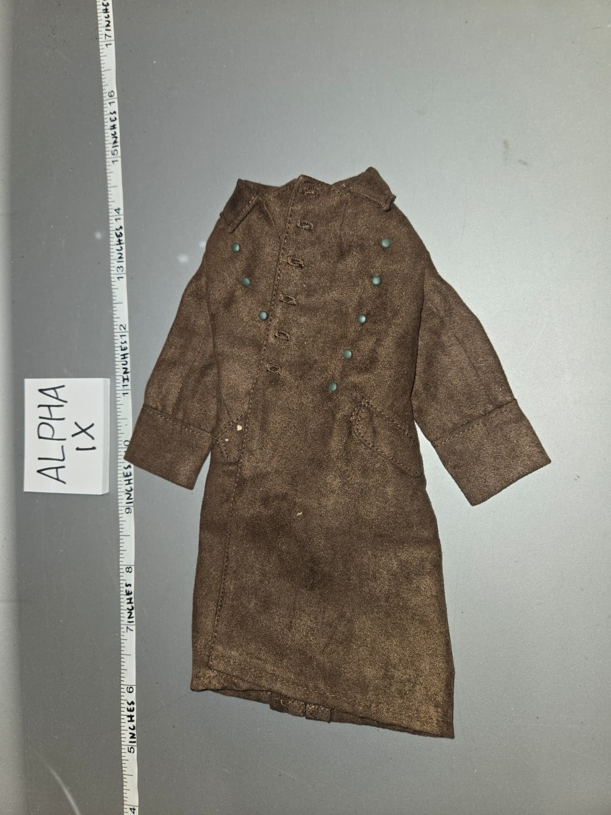 1/6 Scale WWII German Afrika Korps Brown Great Coat - DID