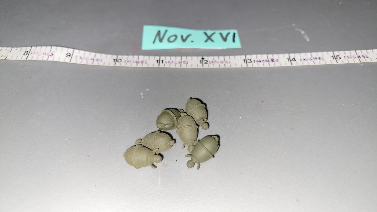 1/6 WWII German Grenade Lot