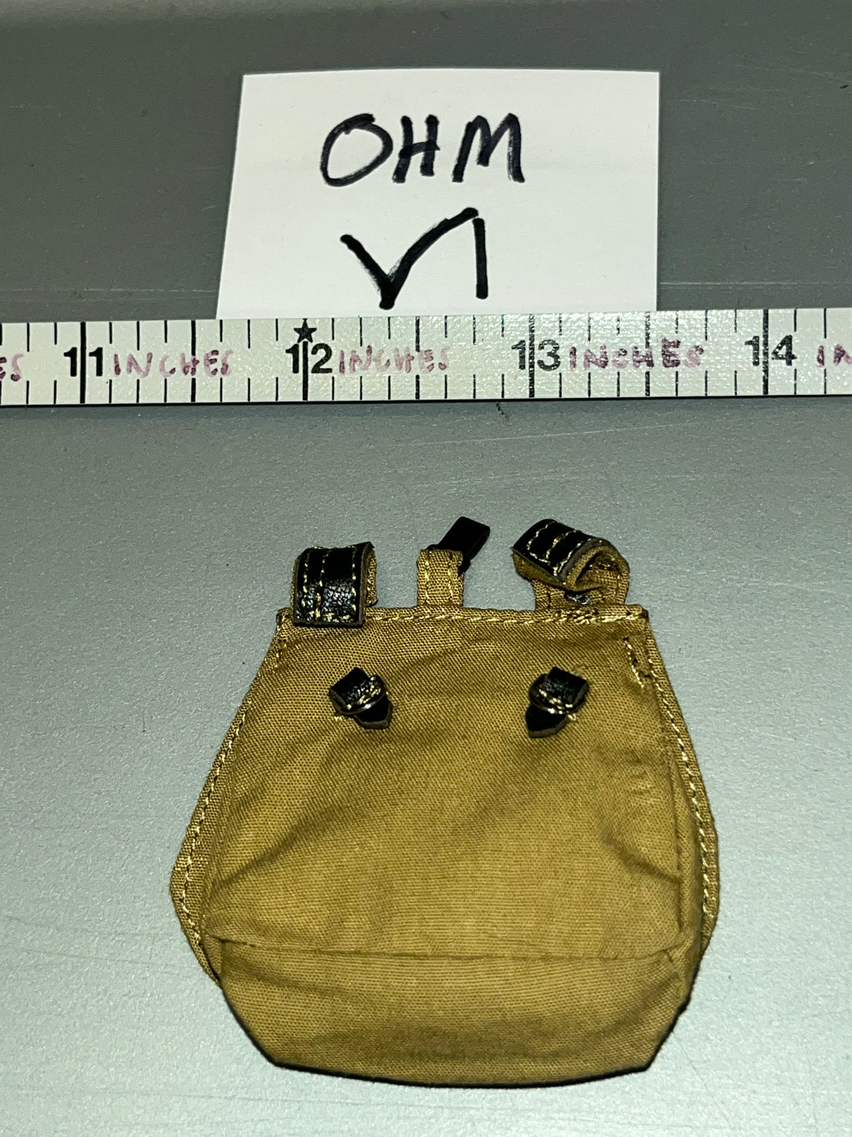 1/6 Scale WWII German Bread Bag - UJINDOU Battalion 600 Fallschirmjager
