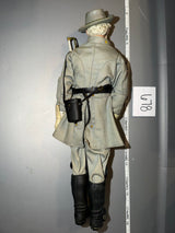 1:6 Scale American Civil War Confederate Officer Dressed Figure - Sideshow