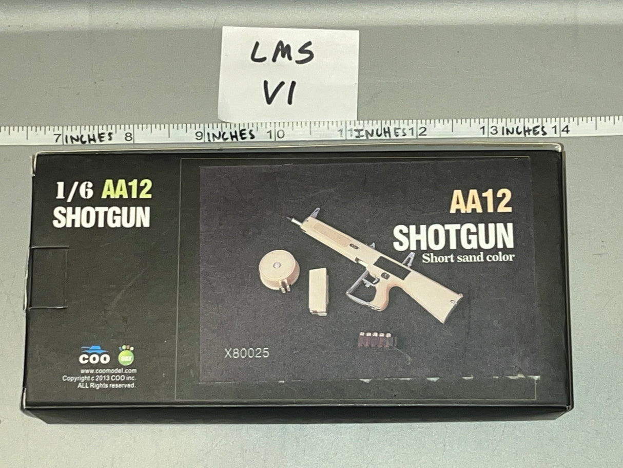 1:6 Scale Modern Era AA12 Automatic Shotgun - Coo NIB Weapons Set