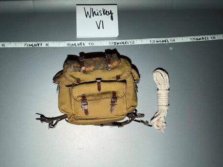 1/6 Scale WWII German Rucksack with Rope - Whiskey VI