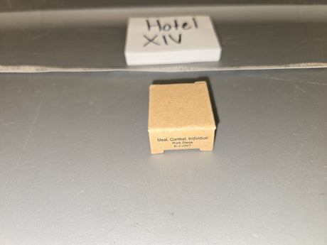 1/6 Scale WWII US Meal Combat Individual Pork Steak B-3 Unit Ration Box - Hotel XIV
