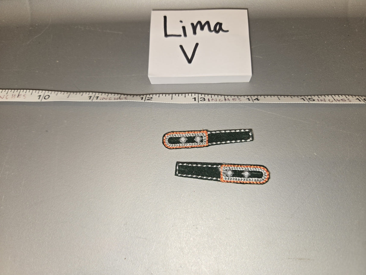 1/6 Scale WWII German Shoulder Boards - Lima V