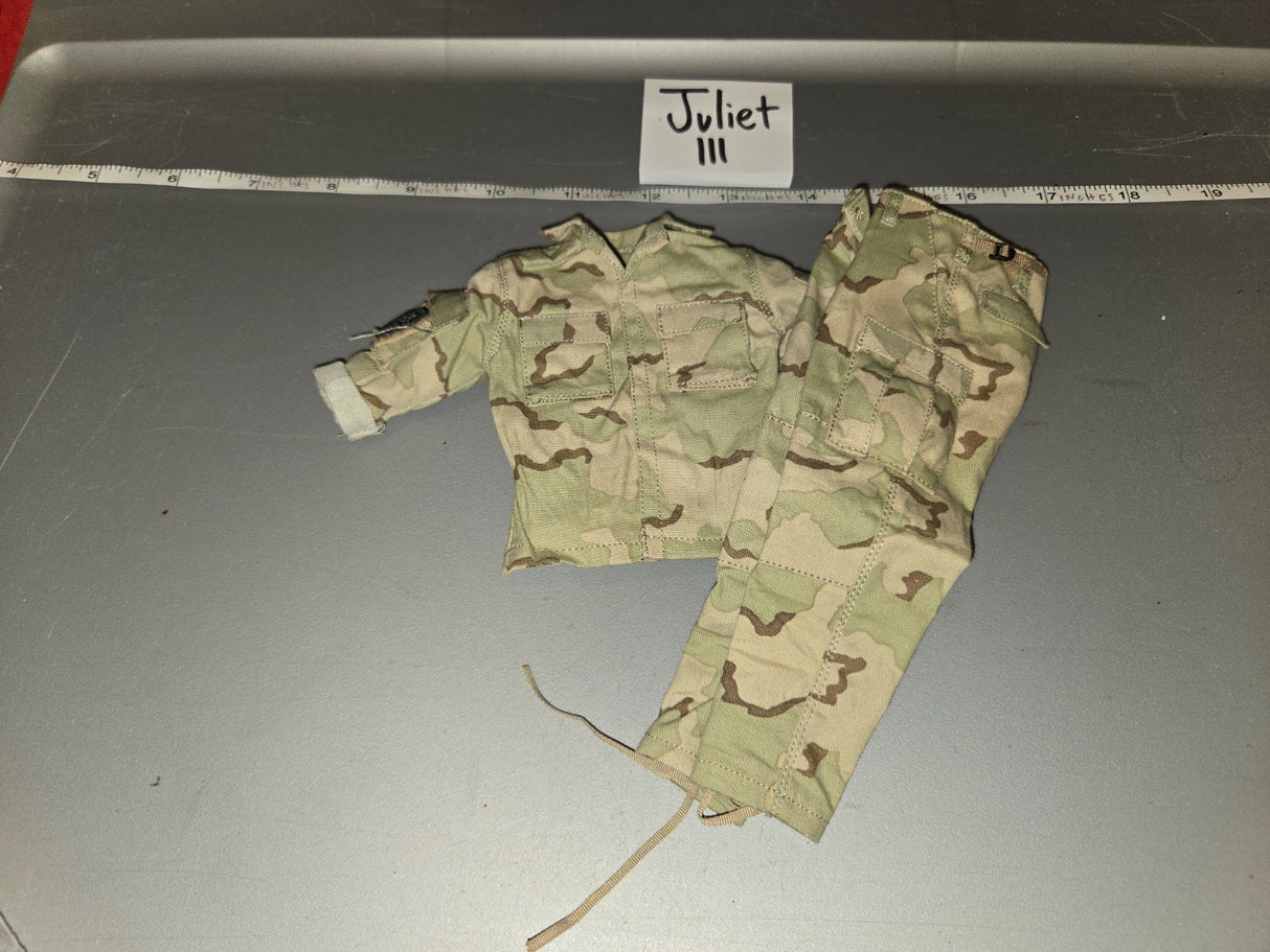 1/6 Scale Modern Era US Desert Camouflage Combat Uniform Set - Juliet III