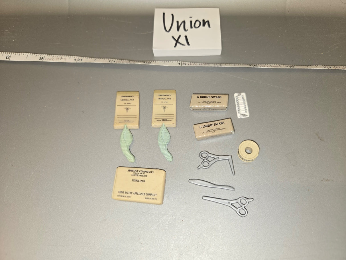 1/6 Scale WWII US Army Medical Supplies Set - Union XI