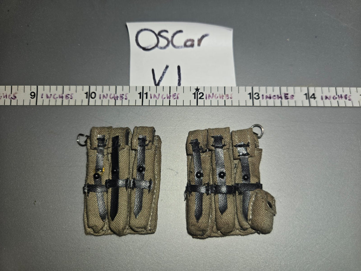 1/6 Scale WWII German MP-40 Pouches -