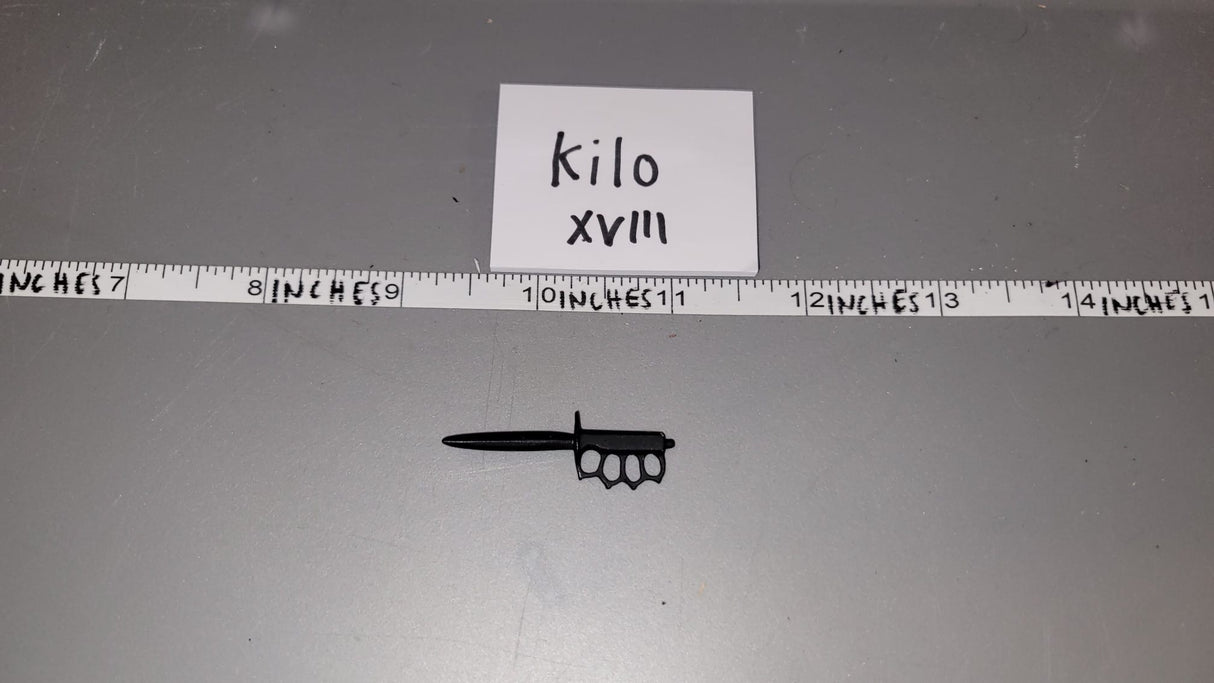 1:6 scale World War One WWII US Trench Fighting Knife