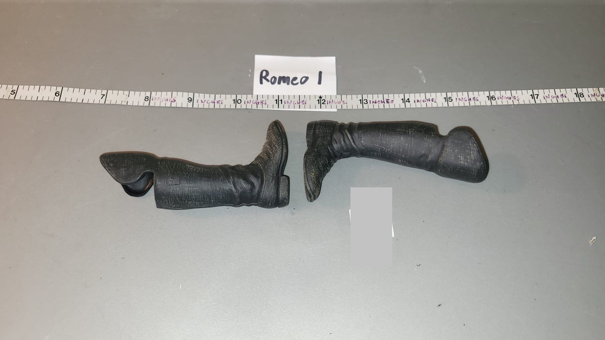 1:6 Scale Civil War Western Era Cavalry Boots