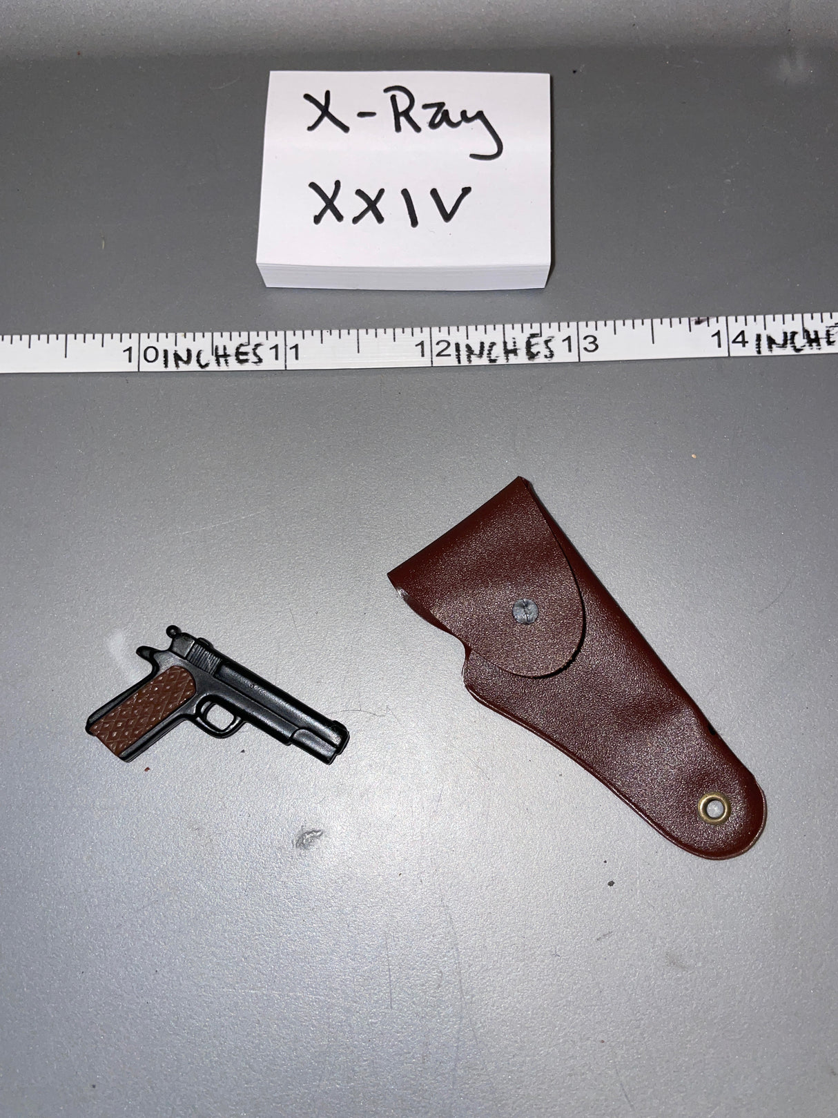 1/6 Scale Vintage Remake GI Joe .45 Pistol and Holster