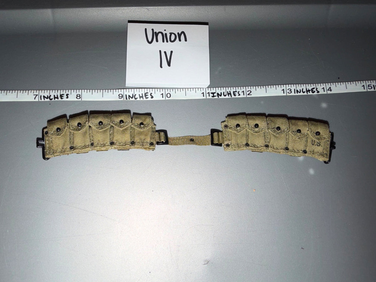 1/6 Scale WWII US M1923 Cartridge Belt - Union IV