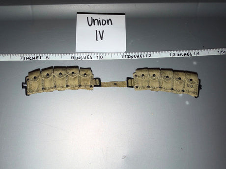 1/6 Scale WWII US M1923 Cartridge Belt - Union IV