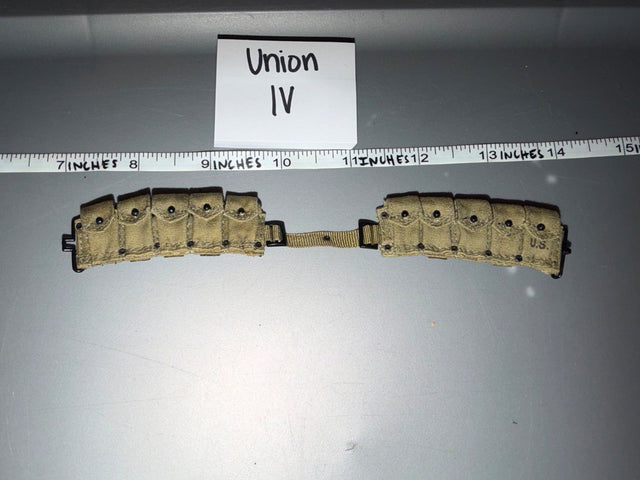1/6 Scale WWII US M1923 Cartridge Belt - Union IV