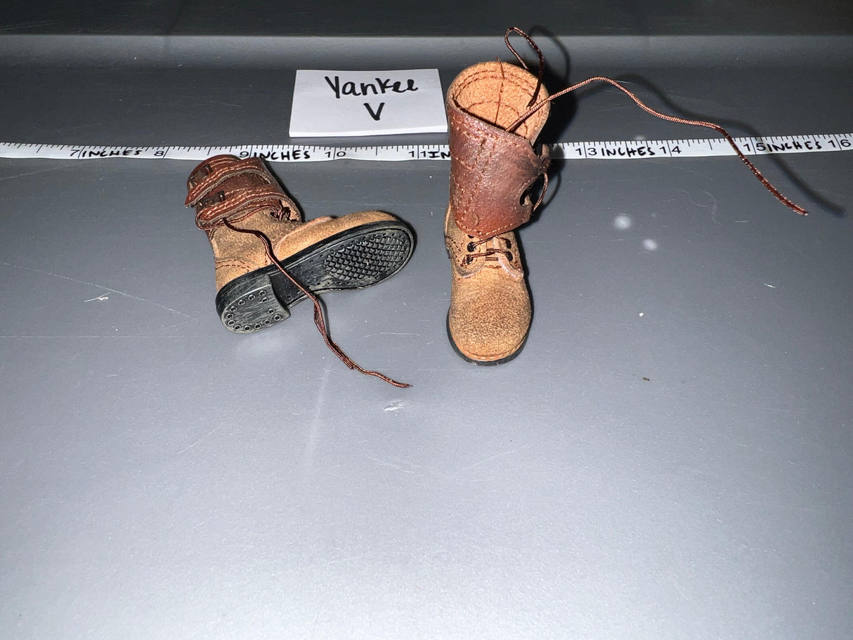 1/6 Scale WWII US Buckle Top Boots - DID