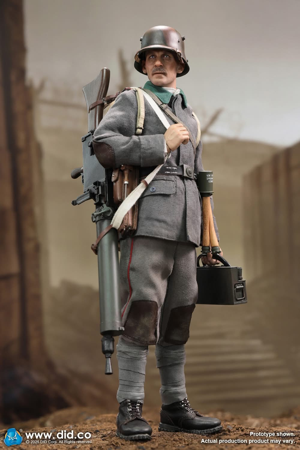 *Preorder* 1/6 WWI German MG08 Machine Gunner - Arthur - DiD D11015 - World War One