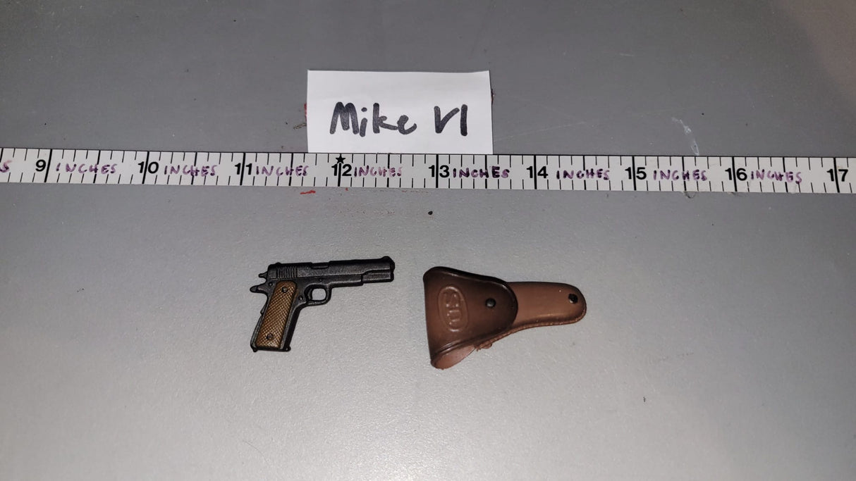 1:6 Scale WWII US .45 Pistol and Holster