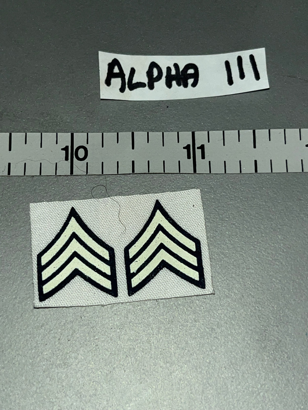 1/6 Scale WWII US  Rank Insignia