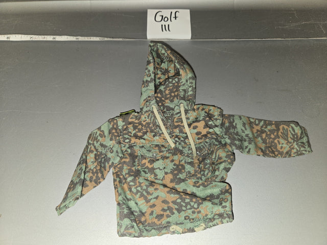 1/6 Scale WWII German Waffen Pea Dot Camouflage Anorak Smock - Golf III