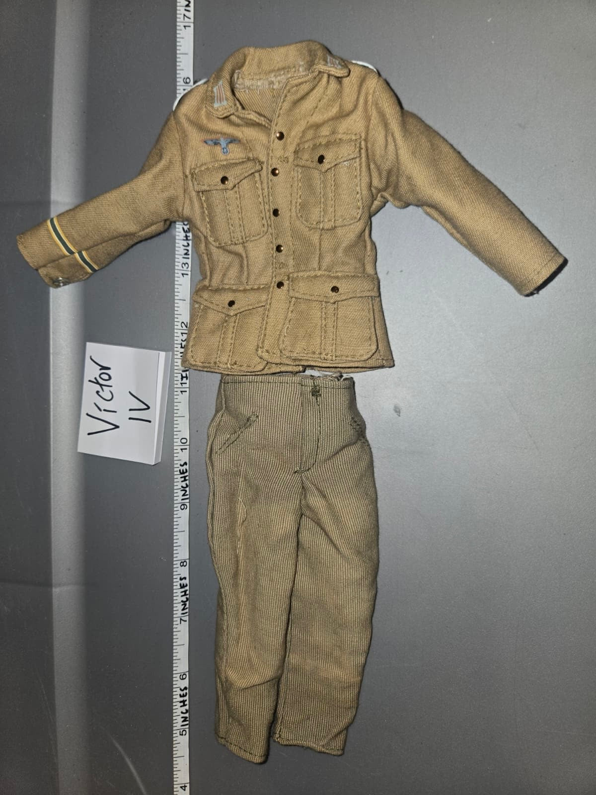 1/6 Scale WWII German Tropical Afrika Korps Uniform