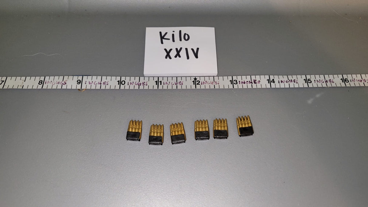 1:6 WWII US M1 Garand En Bloc Clip Ammunition Lot