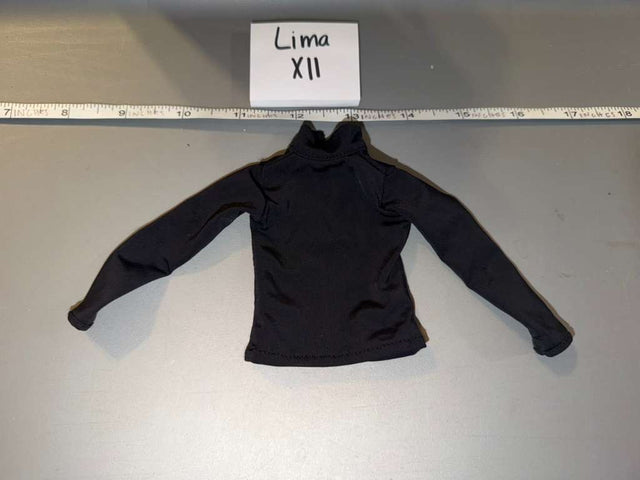 1/6 Scale Modern Era Black Turtleneck Shirt - Lima XII