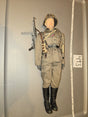 1/6 Scale WWII German Waffen Infantry Dressed Figure with MP40 Submachine Gun and Kar98k Triple Ammunition Pouches - H93