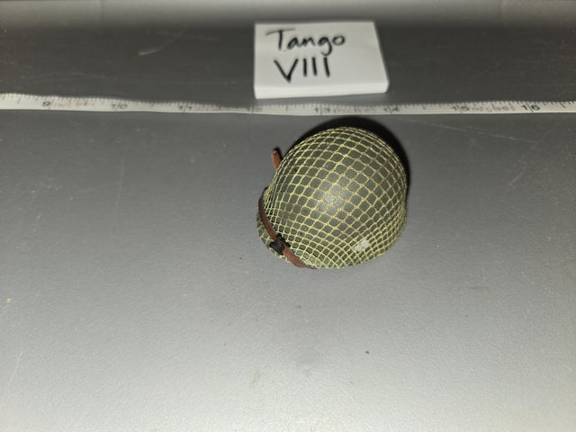 1/6 Scale WWII US M1 Helmet with Net Cover - Tango VIII