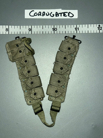 1/6 Scale WWII US M1 Web Cartridge Belt