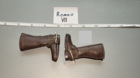 1/6 Scale WWII German Leather Cavalry Jack Boots - ITPT