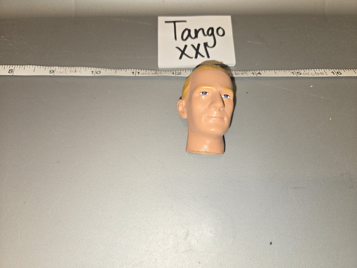 1/6 Scale Dragon Blonde Hair Blue Eyes Male Head Sculpt - Tango XXI