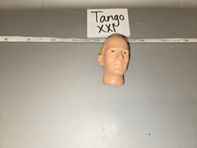 1/6 Scale Dragon Blonde Hair Blue Eyes Male Head Sculpt - Tango XXI