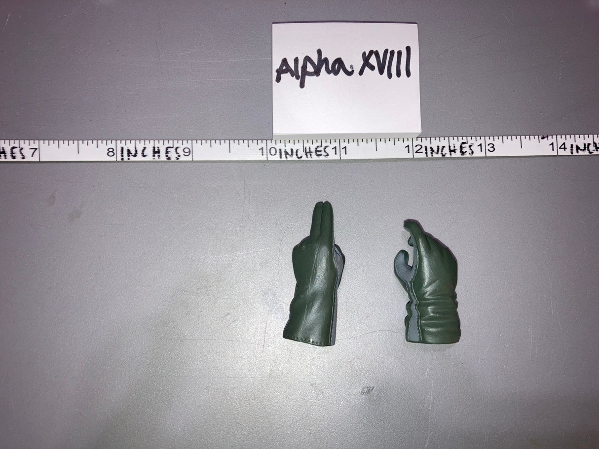 1:6 Scale Modern Gloved Hands