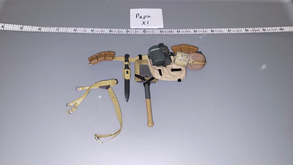 1/6 Scale WWII German Afrikakorps Field Gear Lot