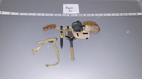 1/6 Scale WWII German Afrikakorps Field Gear Lot