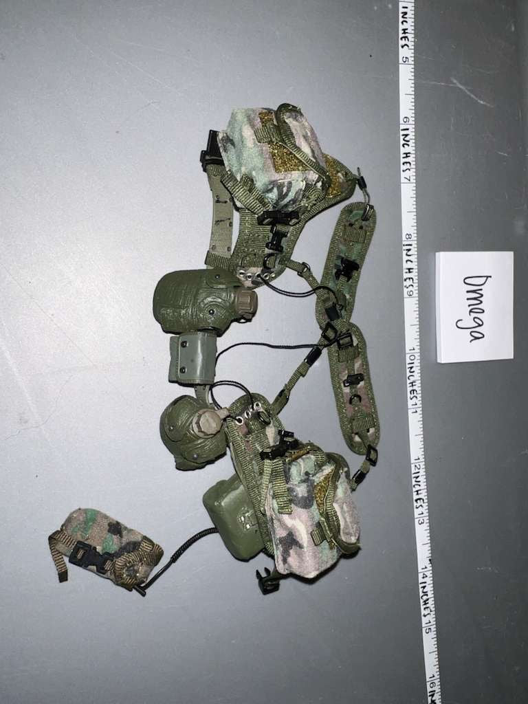 1/6 Modern Era Woodland Load Bearing Vest and Gear