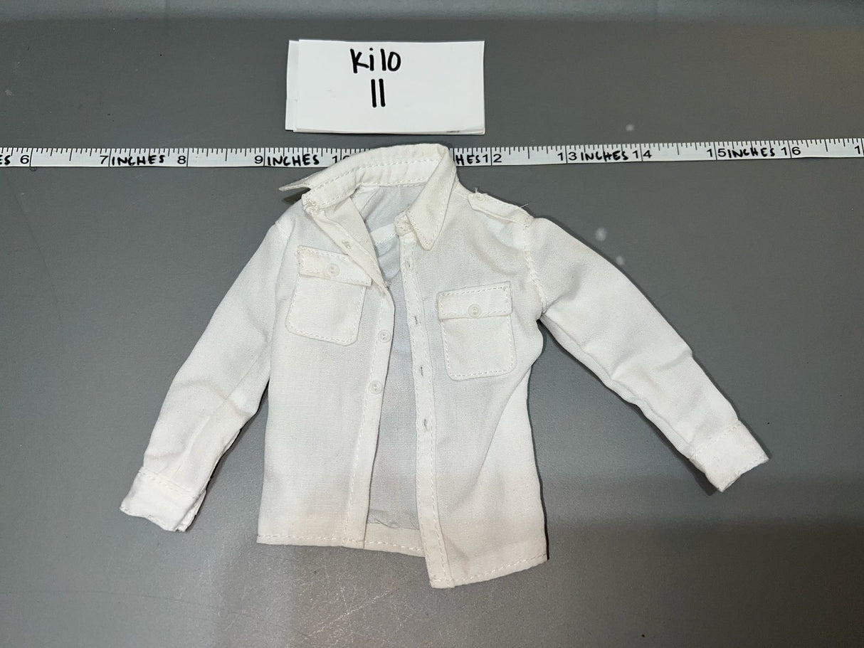 1/6 Scale WWII German White Dress Shirt