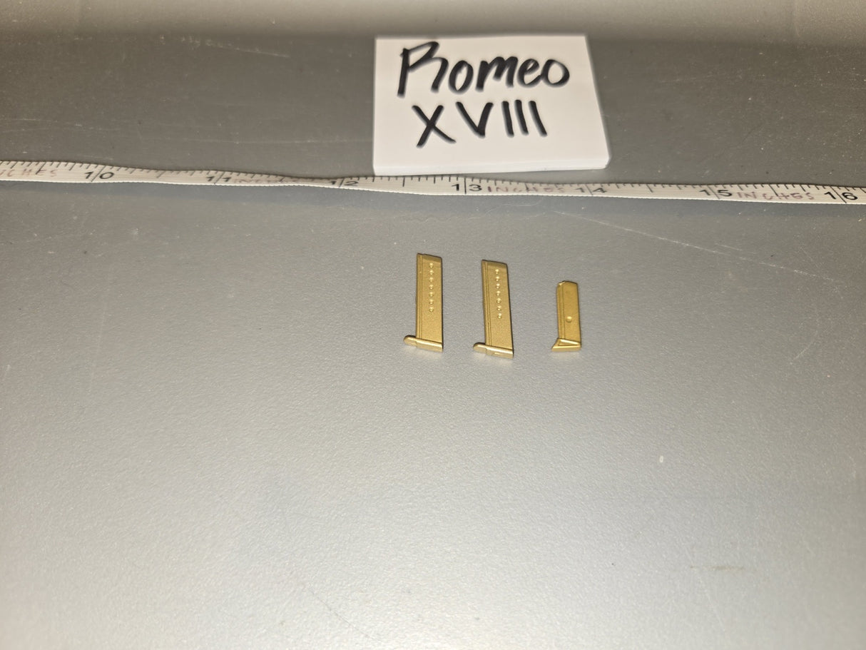 1/6 Scale Modern Pistol Magazine Lot - Promeo XVIII