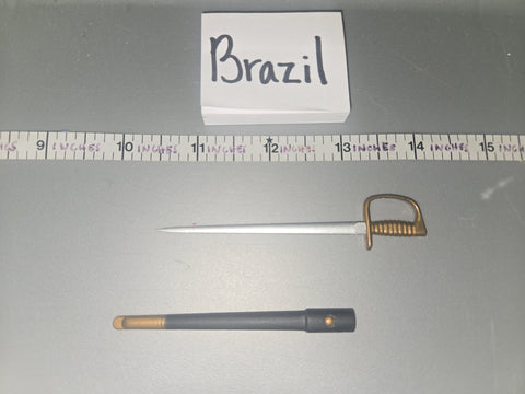 1/6 Scale Revolutionary War Napoleonic Saber and Scabbard