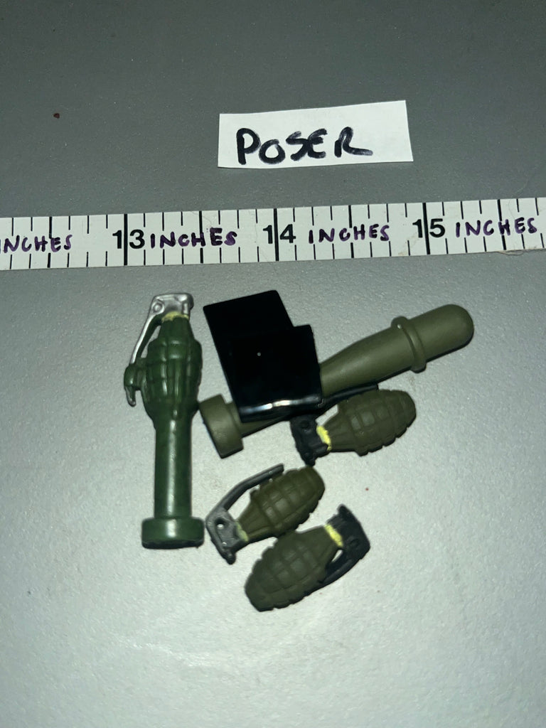 1/6 Scale WWII US Grenade Lot