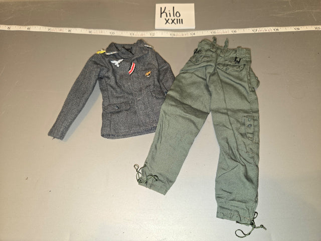 1/6 Scale WWII German Fallschirmjäger Uniform Set - Kilo XXIII