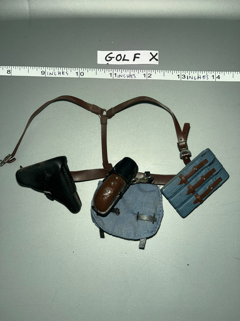 1/6 Scale WWII German Luftwaffe Fallschirmjager Field Gear Lot