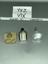 1:6 Scale WWII US Canteen, Cup, Pouch - Ranger Medic Wade - Facepool