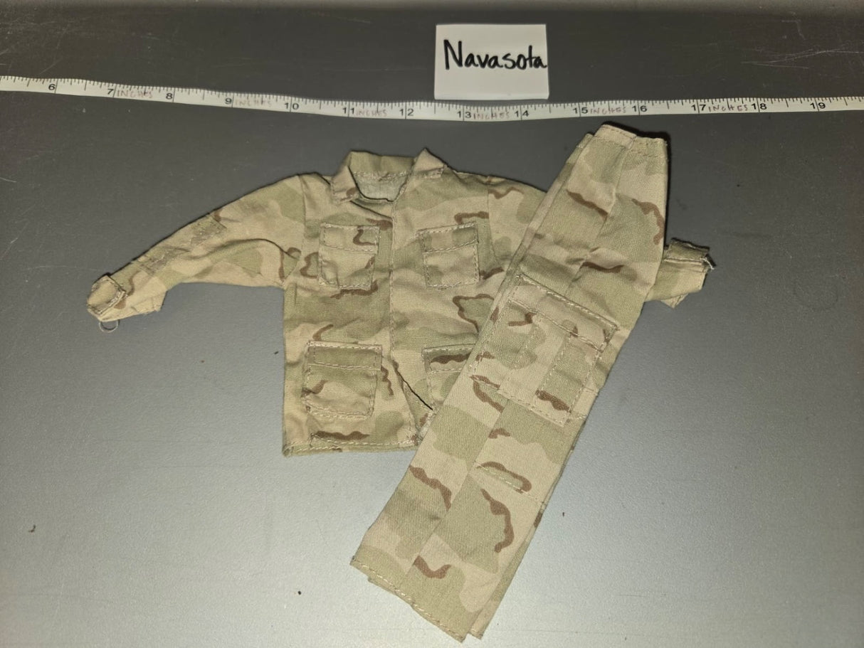 1/6 Scale Modern Era US Desert Three Color Camouflage BDU Uniform - Navasota