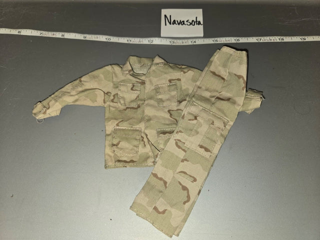 1/6 Scale Modern Era US Desert Three Color Camouflage BDU Uniform - Navasota
