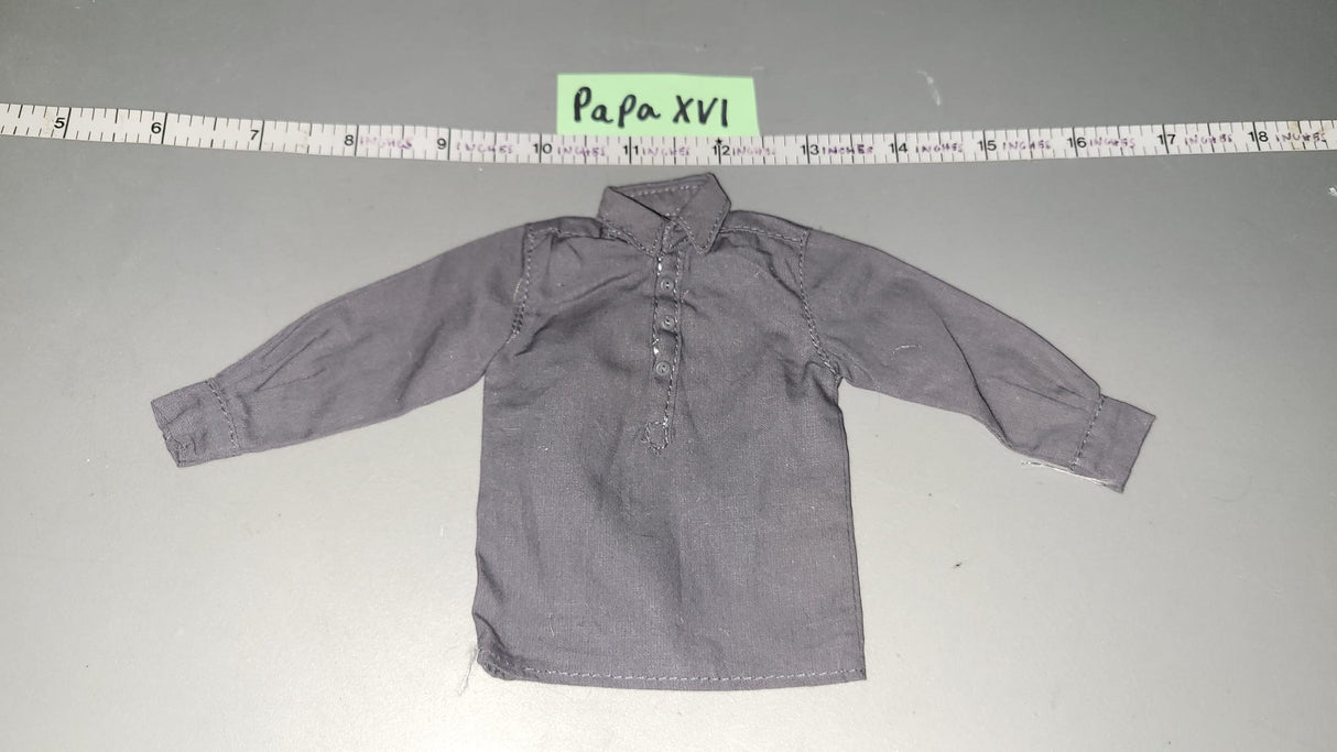 1/6 Scale WWII German Grey Work Shirt