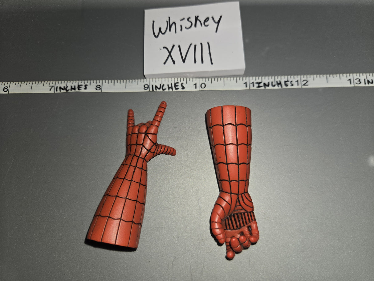 1:6 Scale Spider-Man Hands Marvel Comic Book
